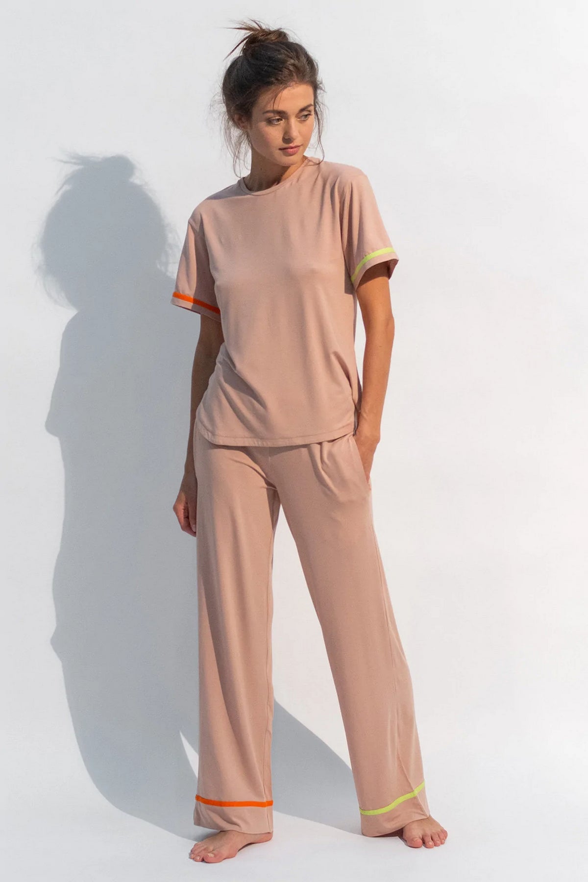 Пижамные брюки 211401-07 Lovely Break sand