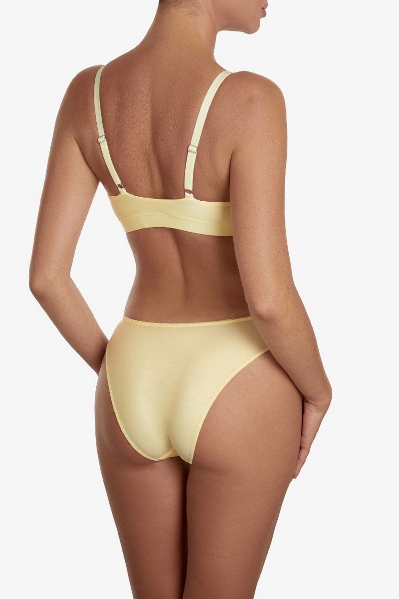 Гладкий бралет Монпасье БМ43 lemon