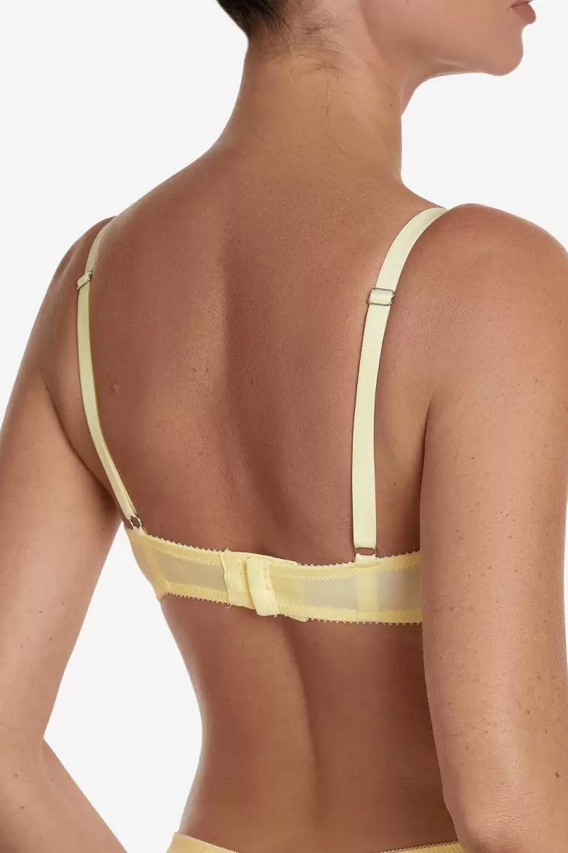 Мягки кружевной бюстгальтер Монпасье БМ6 lemon