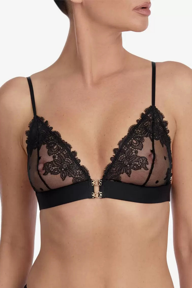 Бралет из микросетки с вышивкой Сарсуела БМ4