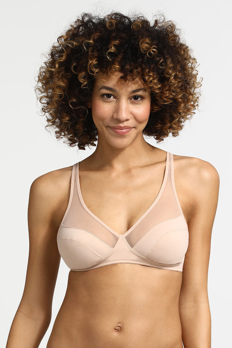 Мягкий бюстгальтер 4974 Generous Dim skin new