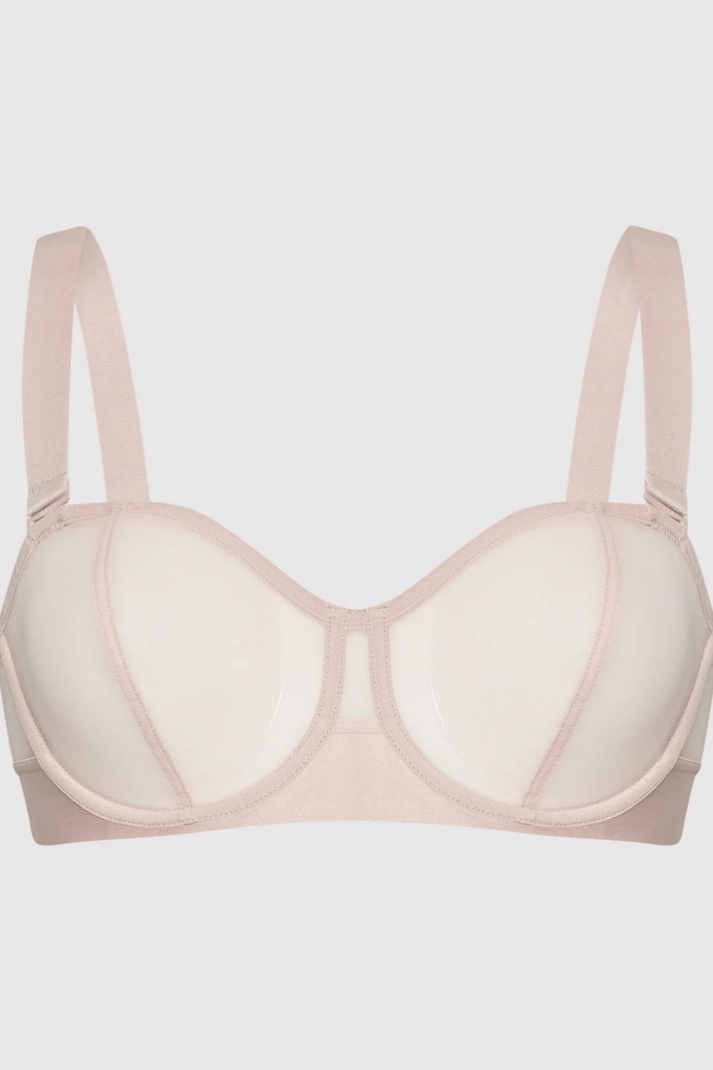 Мягкий бюстгальтер из микросетки DK4939 cashmere