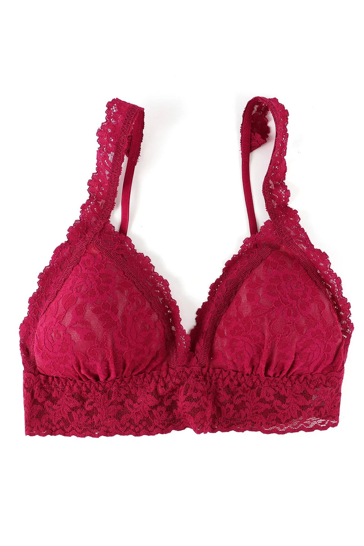 Кружевной бралет 487022 Signature Lace cranberry