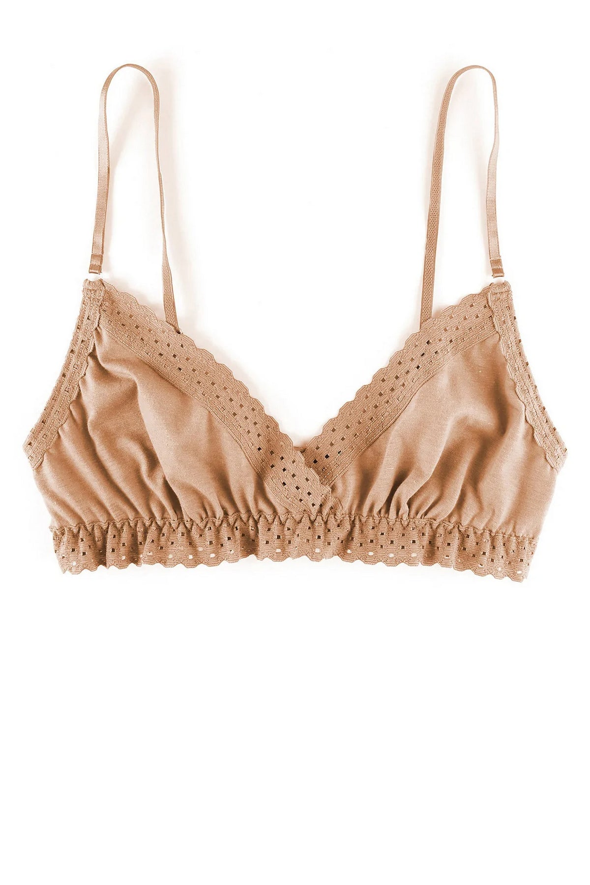 Хлопковый бралет 797611 Eco Cotton praline brown