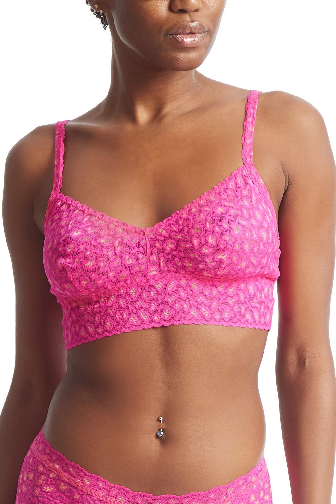 Кружевной бюстгальтер 7J7271 Cross-Dyed Leopard siesta