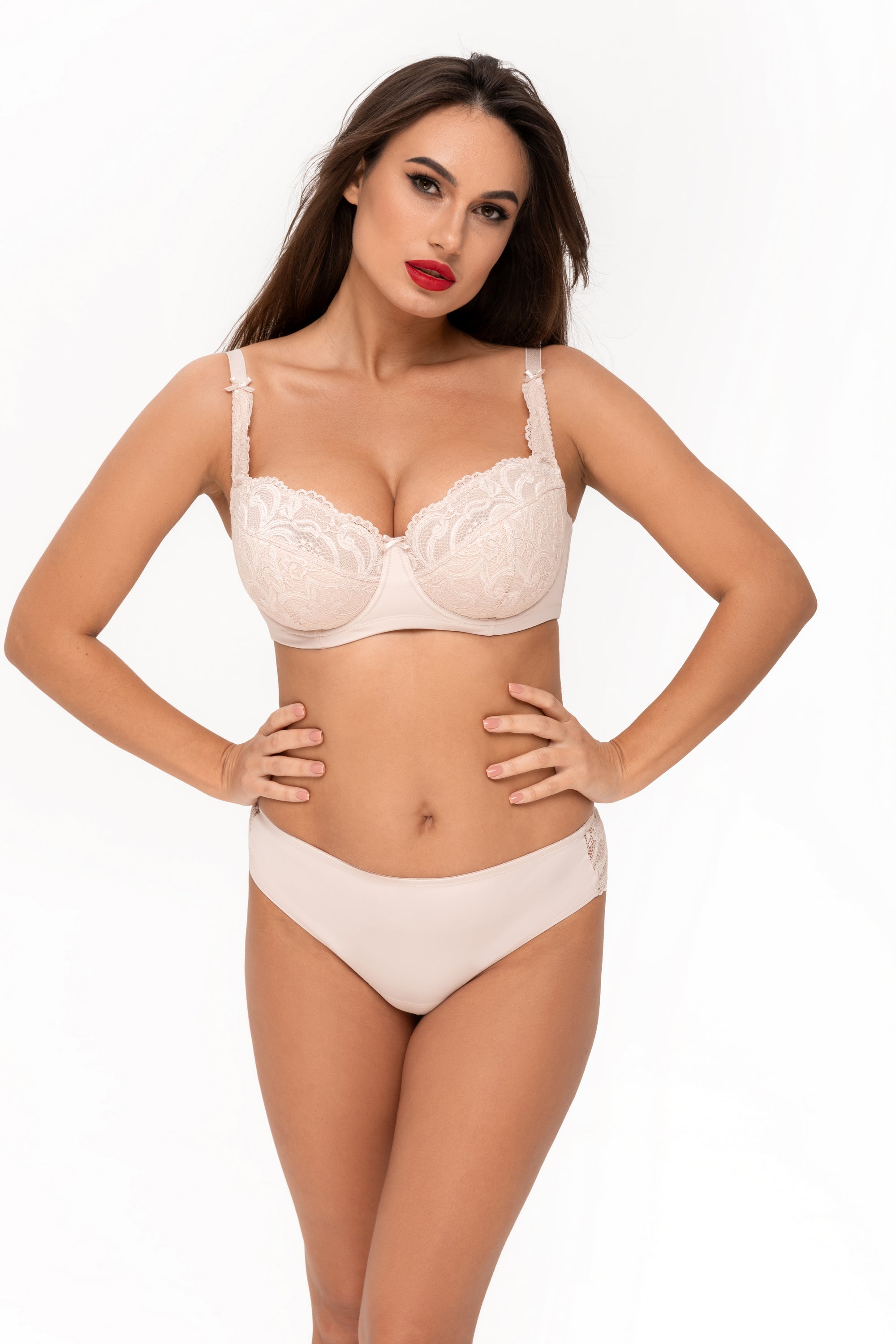 Полудублированный бюстгальтер с кружевом 5178 Sofi peony