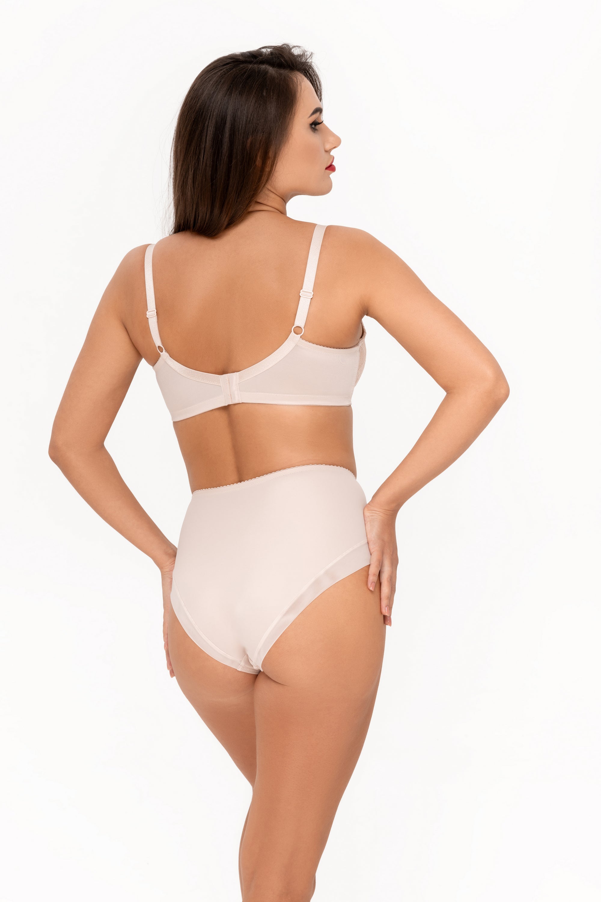 Полудублированный бюстгальтер с кружевом 5186 Olga peony