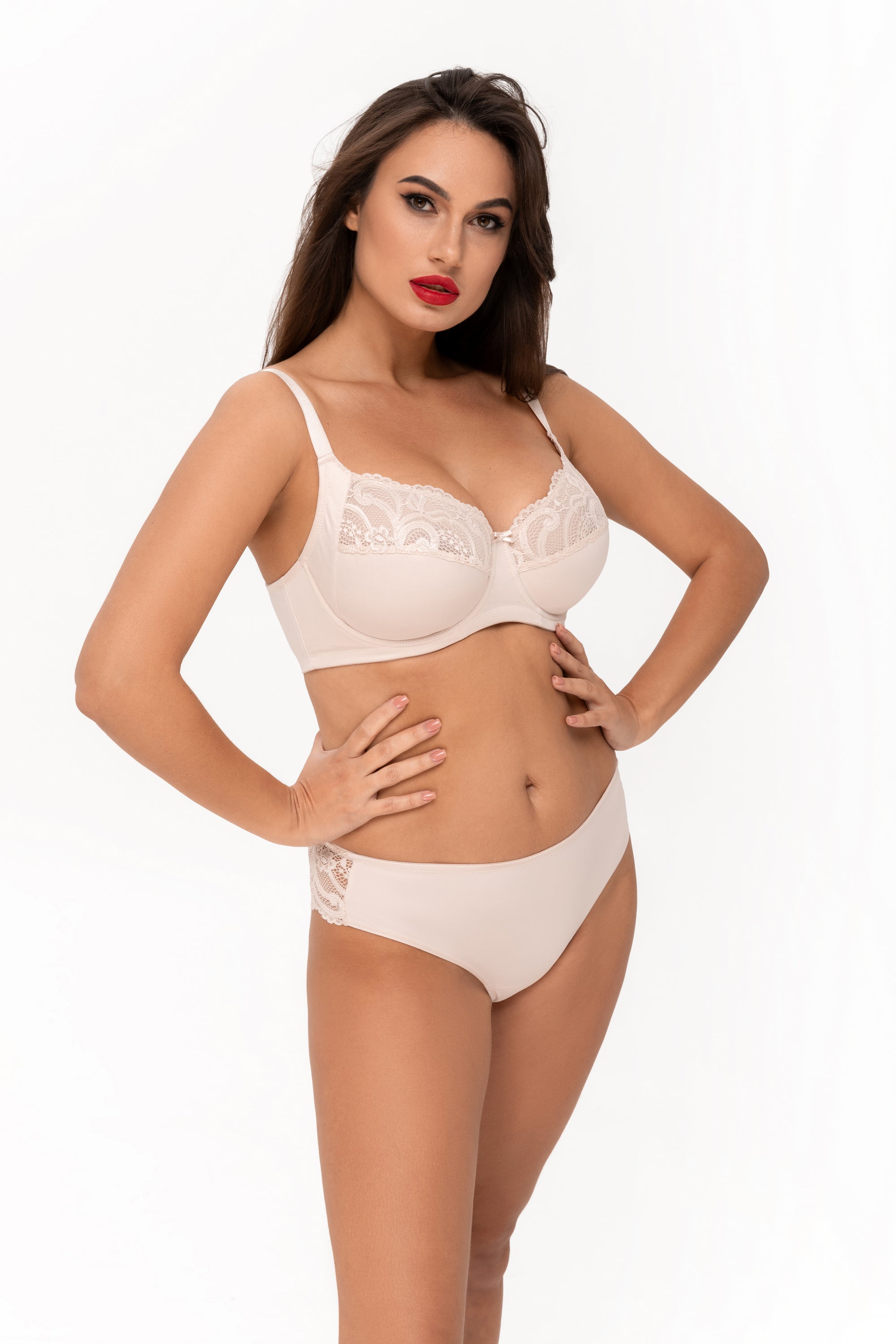 М'який бюстгальтер з мереживом 5190 Lesya peony