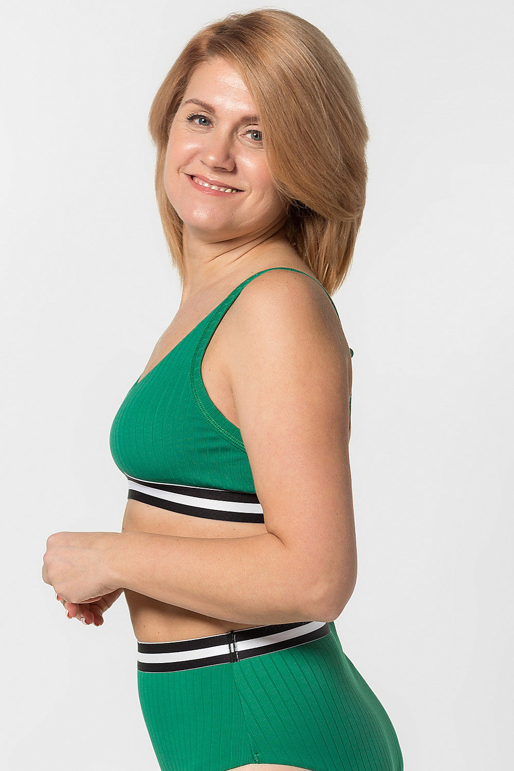 Купальний топ SO205218 green