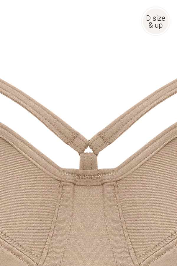 Мягкий бюстгальтер 17155 glossy camel