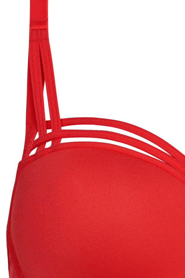 Бюстгальтер балконет 18140 red