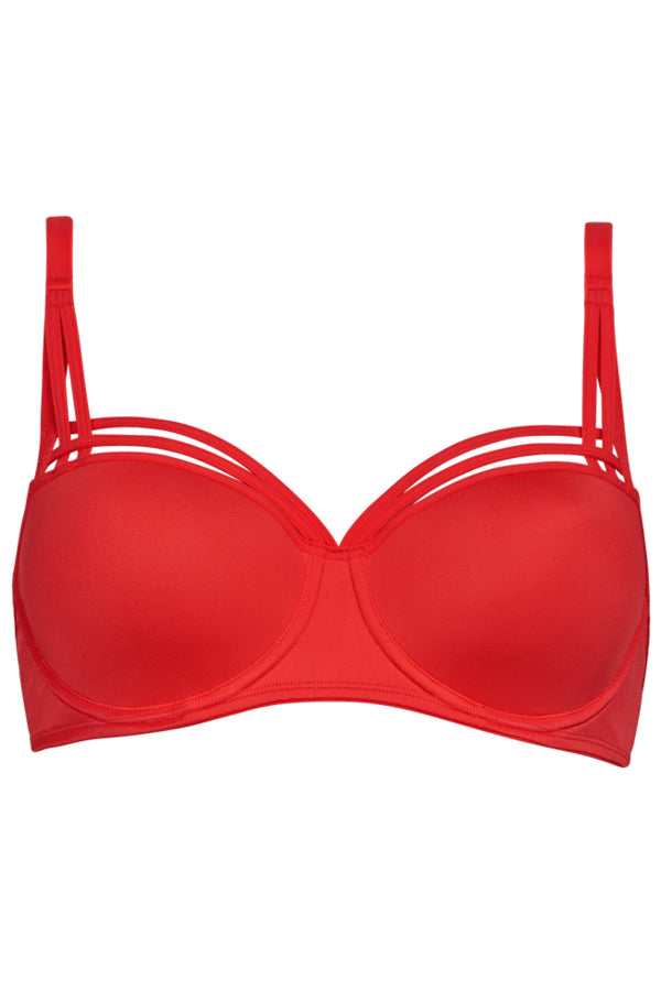 Бюстгальтер балконет 181401 red