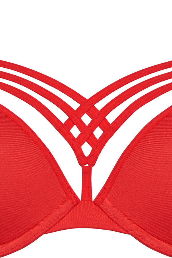 Бюстгальтер push-up 18141 red