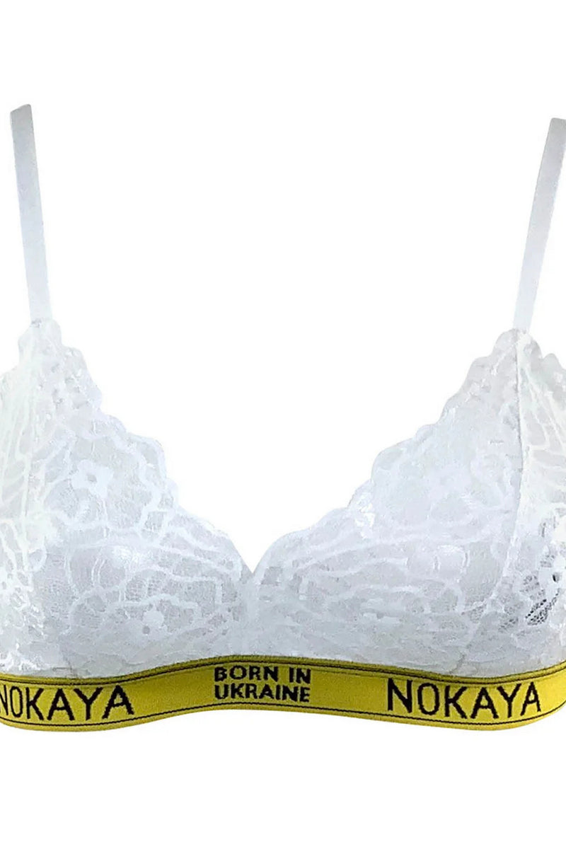 Кружевной бралет 211301-01 Born in Ukraine new white