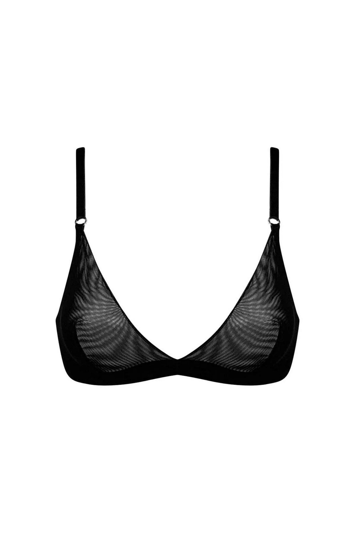 Бралет из микросетки 211304-02 I.D. Line black