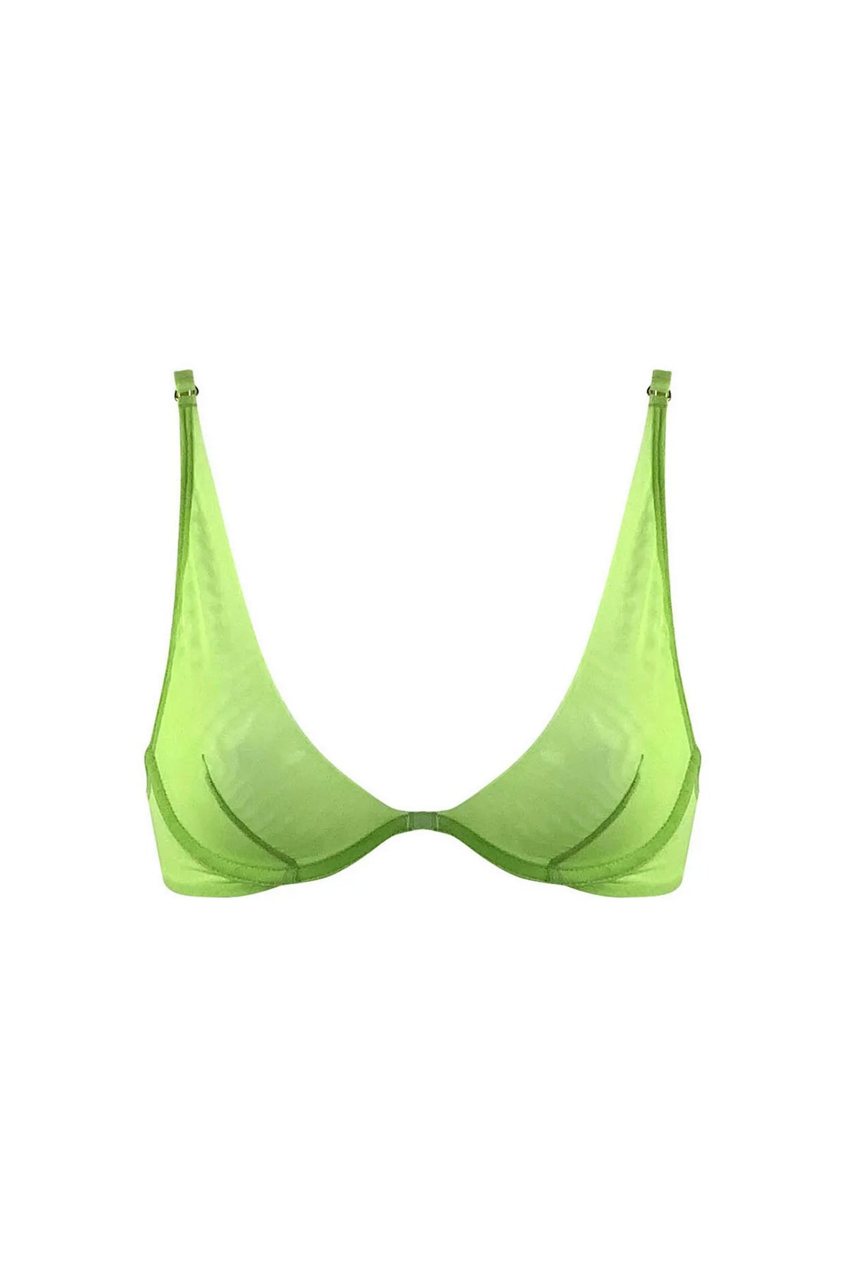 Бюстгальтер из микросетки 211304-03 I.D.Line green