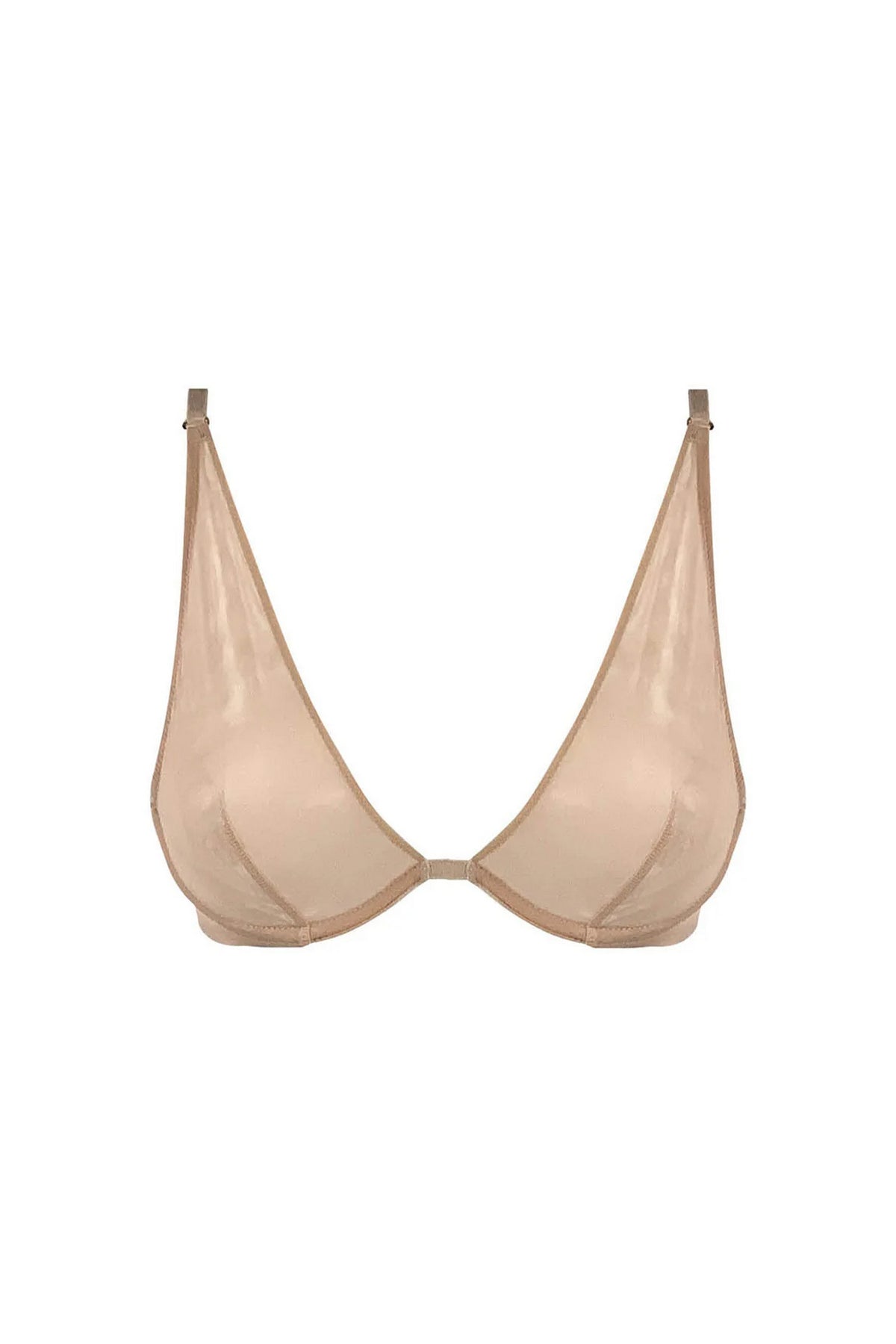 Бюстгальтер из микросетки 211304-03 I.D.Line sand