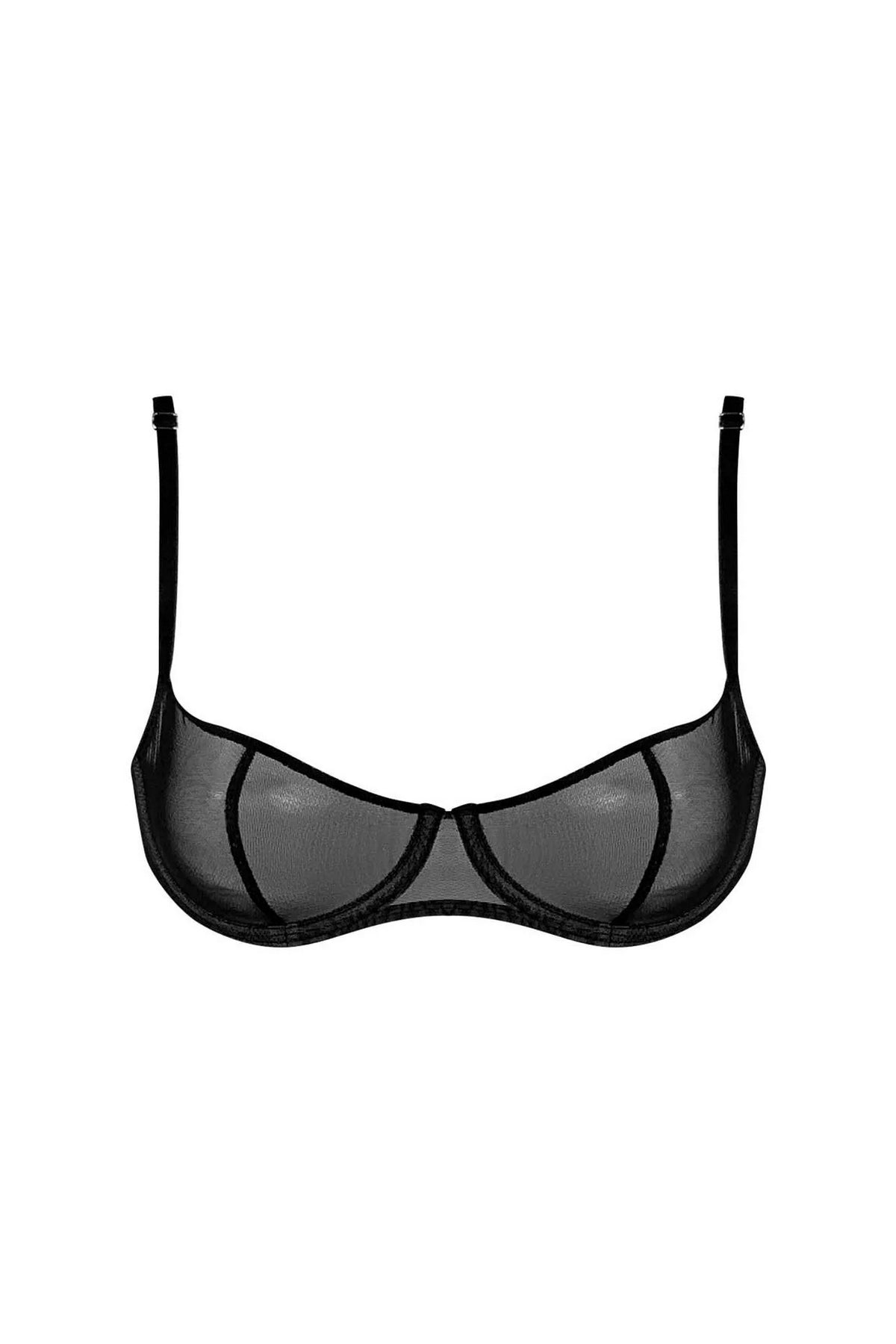 Бюстгальтер из микросетки 211304-04 I.D. Line black