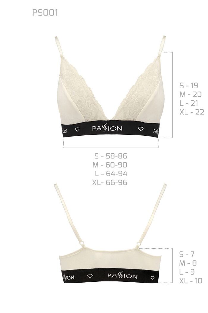 Бавовняний бралет з мереживом PS001 ecri