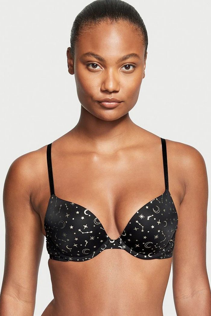 Бюстгальтер пуш-ап с принтом 130198941