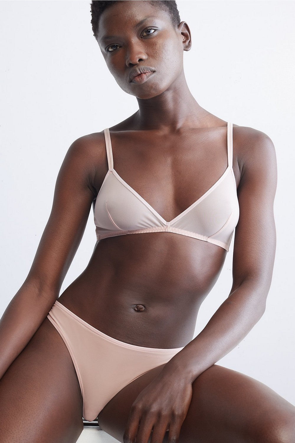 Бралет из микросетки 115202630 rose