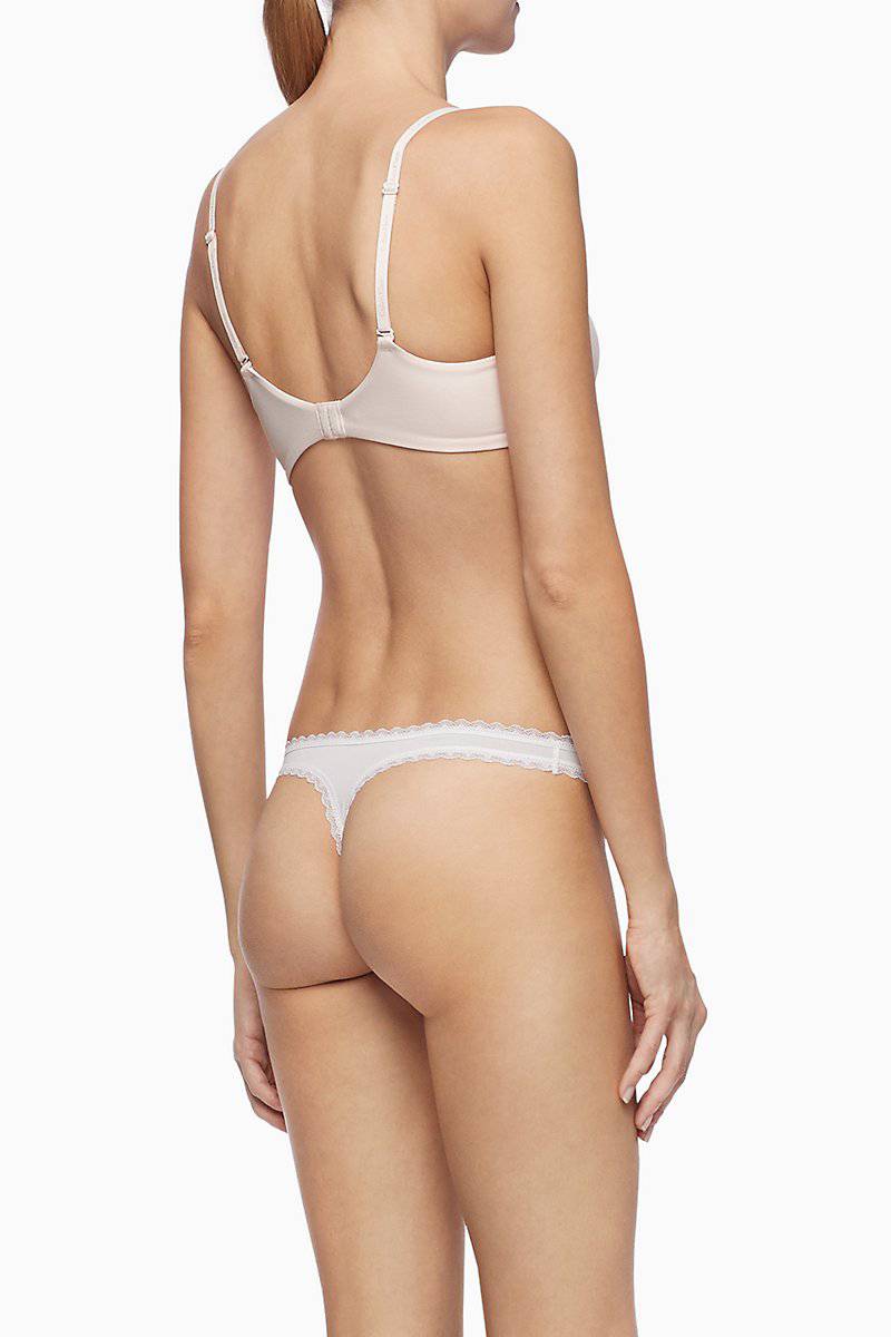 Трусики стринг из микрофибры 225268357 white