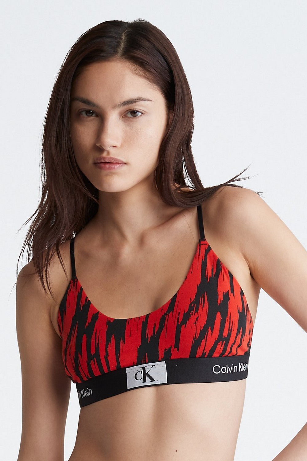 Бра-топ с принтом 295546362 red