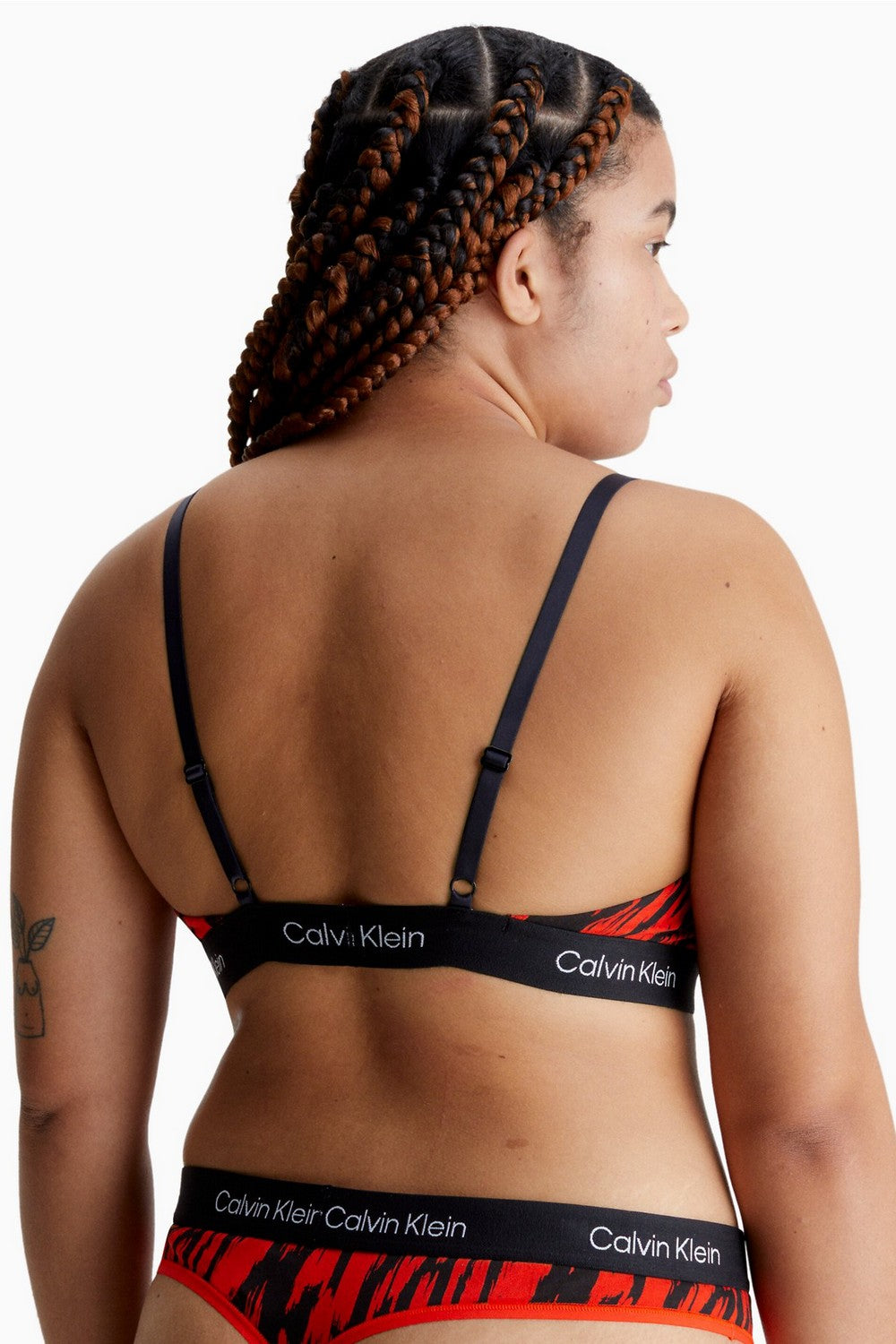 Бра-топ с принтом 295546362 red