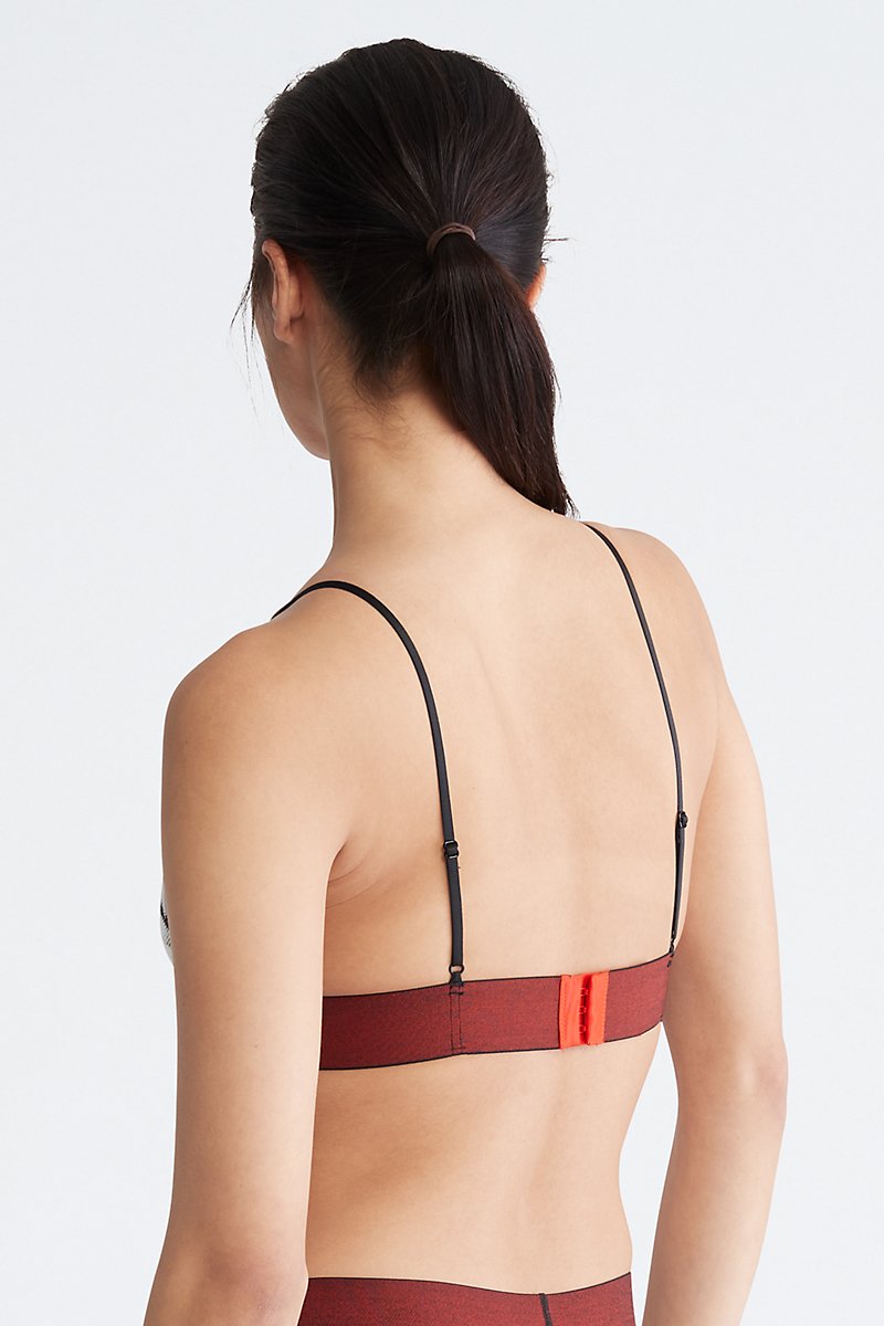 Хлопковый бралет с логотипом 441536913 white/black