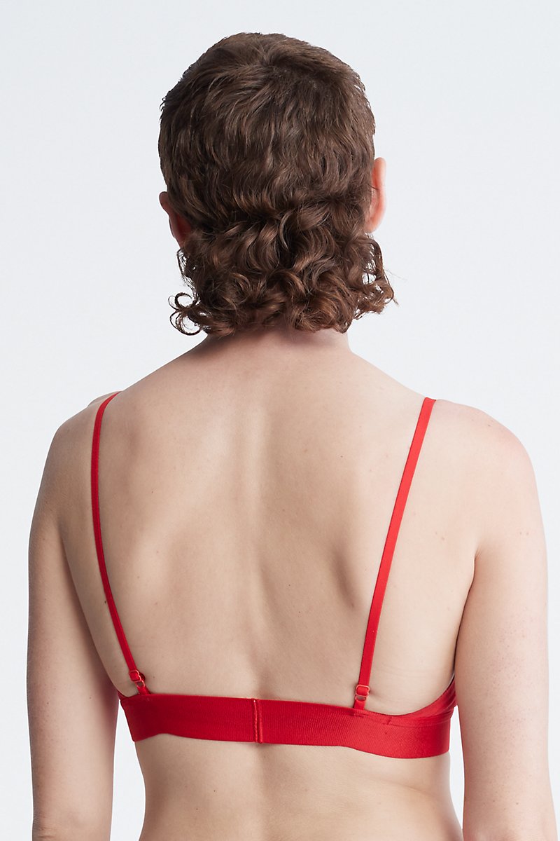 Бра-топ из переработанного хлопка 442584947 red