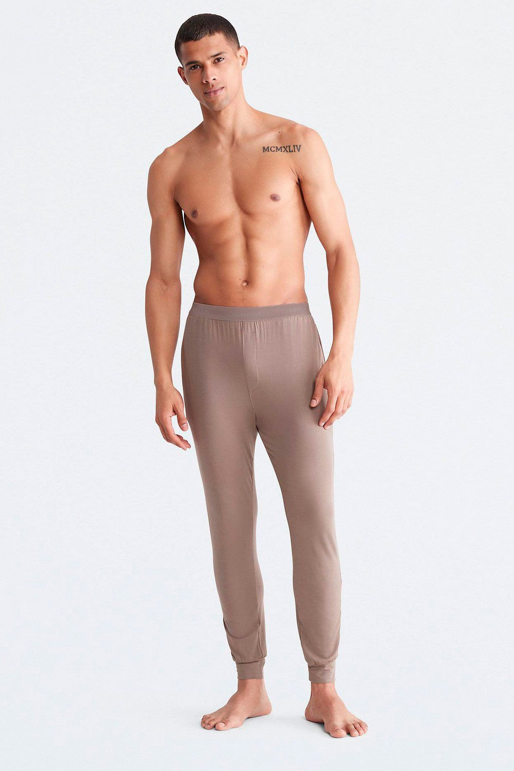 Мужские брюки из модала 535370944 brown