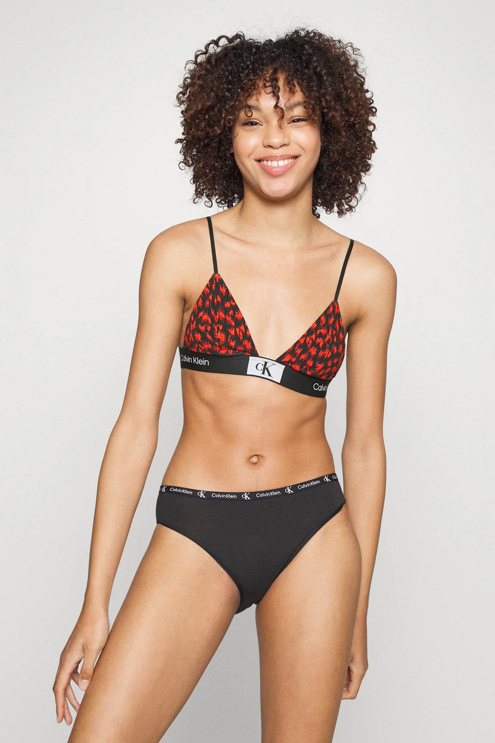 Хлопковый бралет с принтом 545674350 red