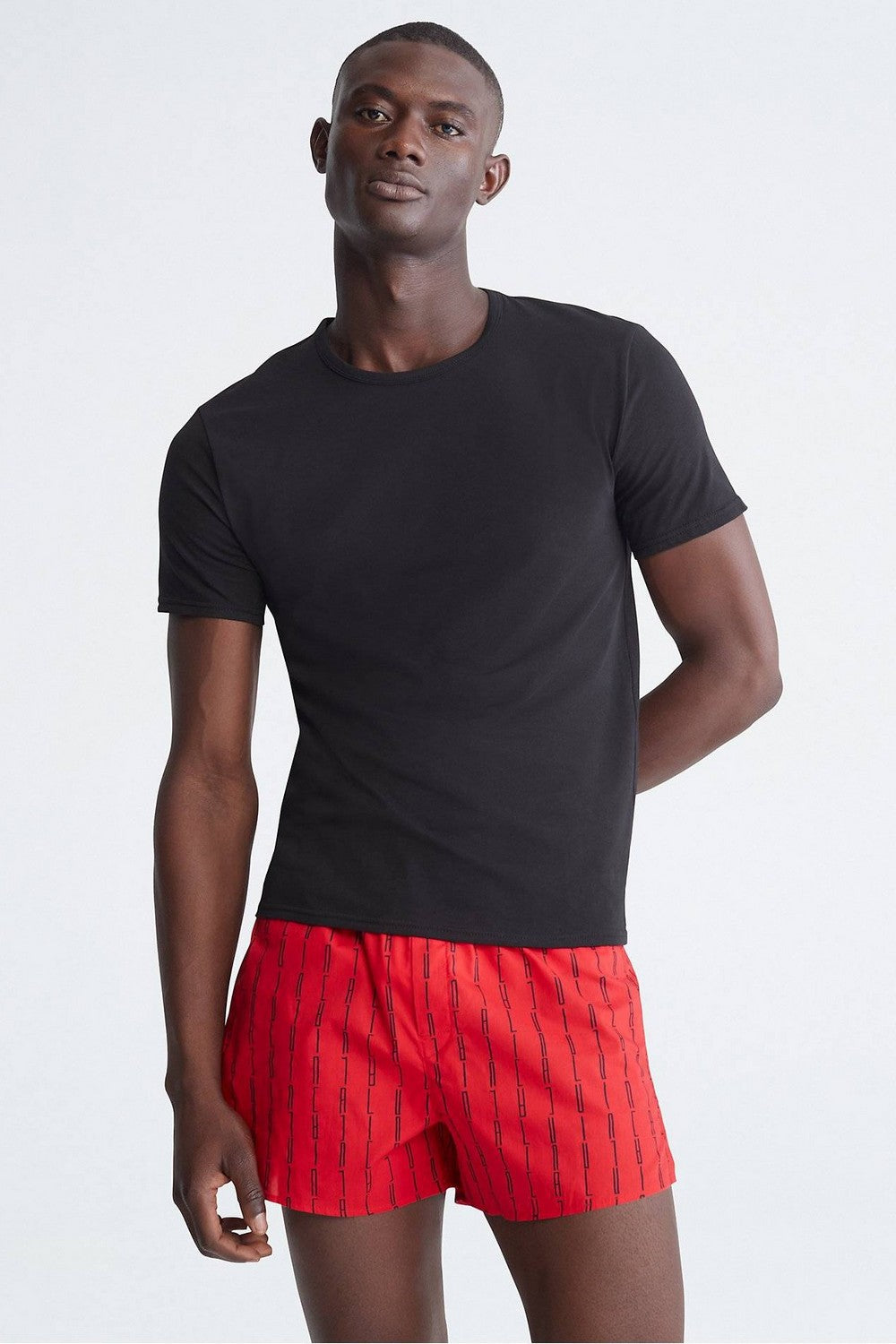 Мужская пижама из хлопка 563606412 red/black