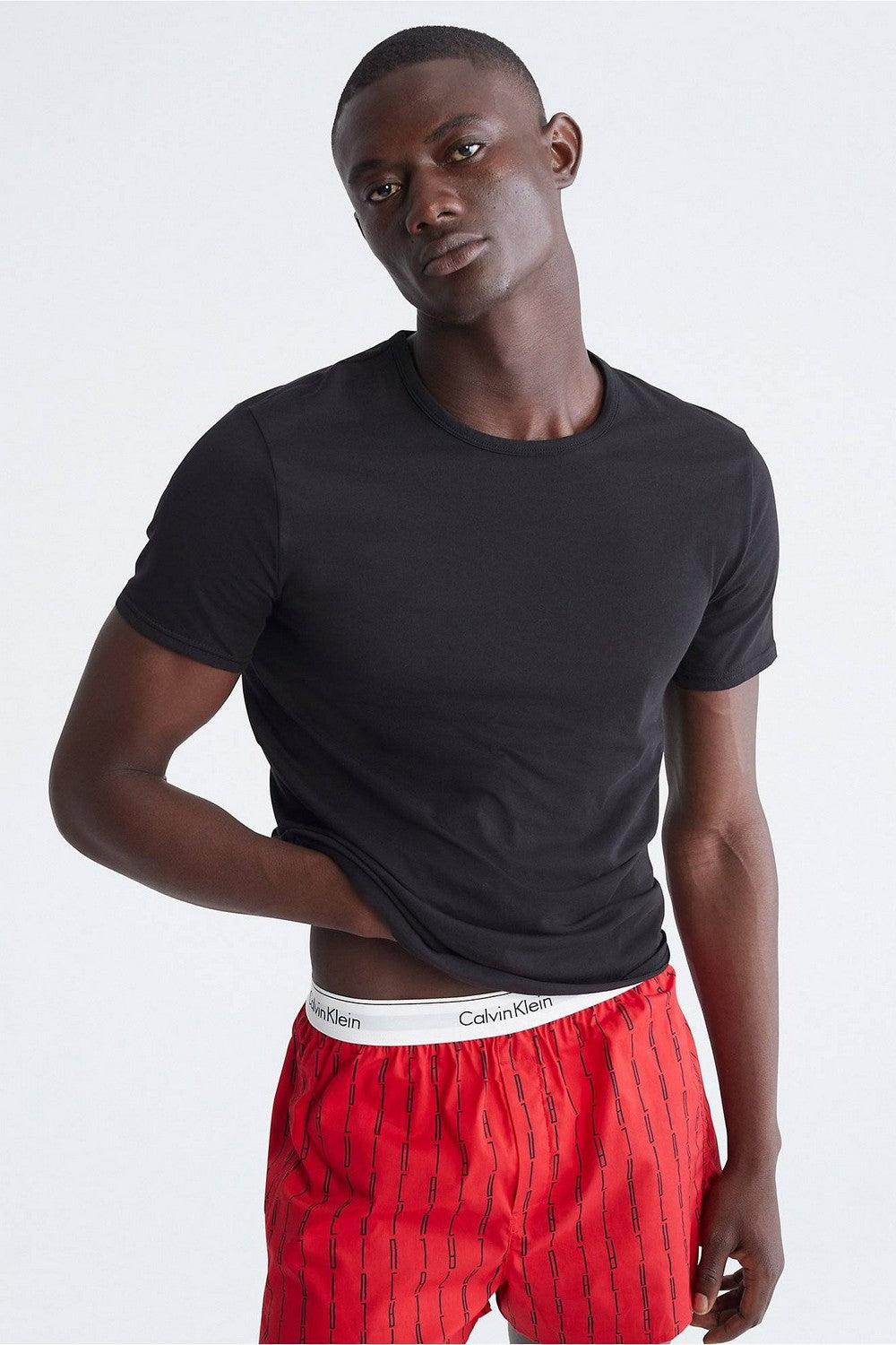 Мужская пижама из хлопка 563606412 red/black