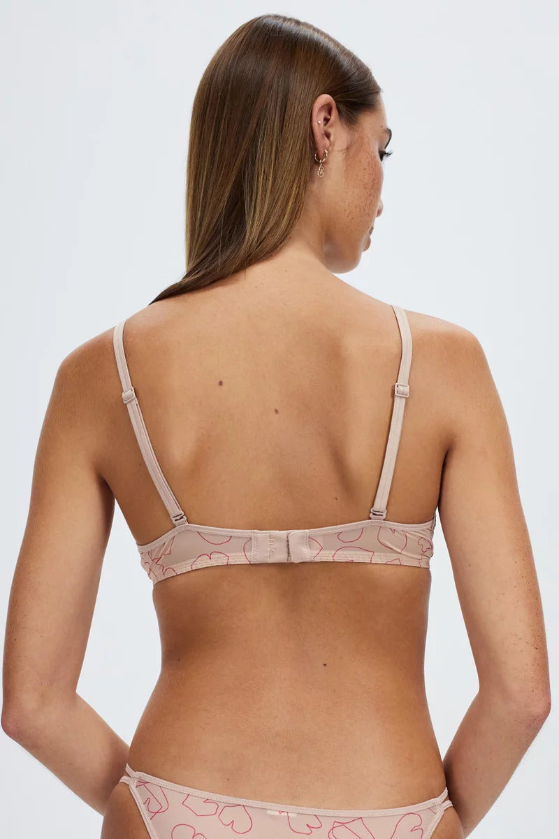 Мягкий бралет из микросетки 568118077 beige