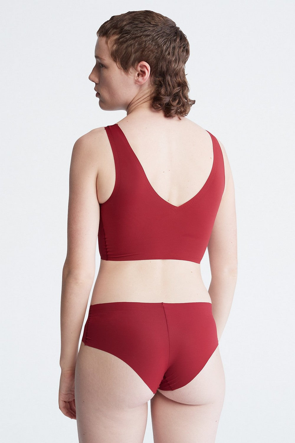 Бра-топ из микрофибры 813644445 red