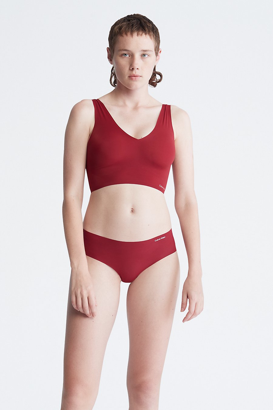 Бра-топ из микрофибры 813644445 red