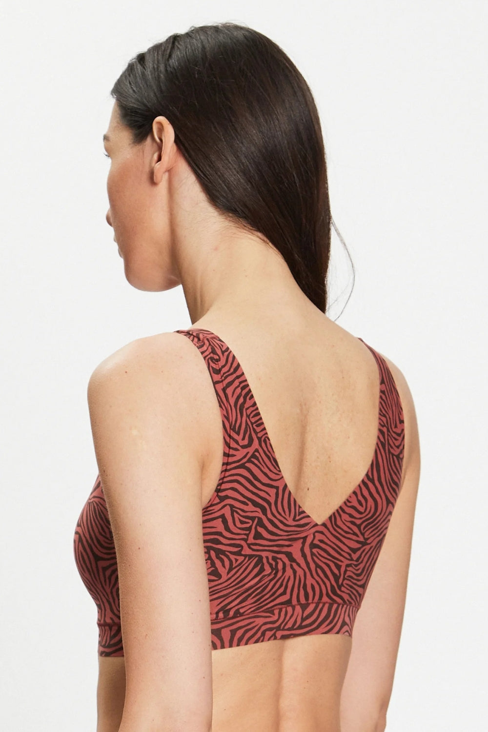 Бра-топ с принтом 11D1 Soft Stretch Safari chic