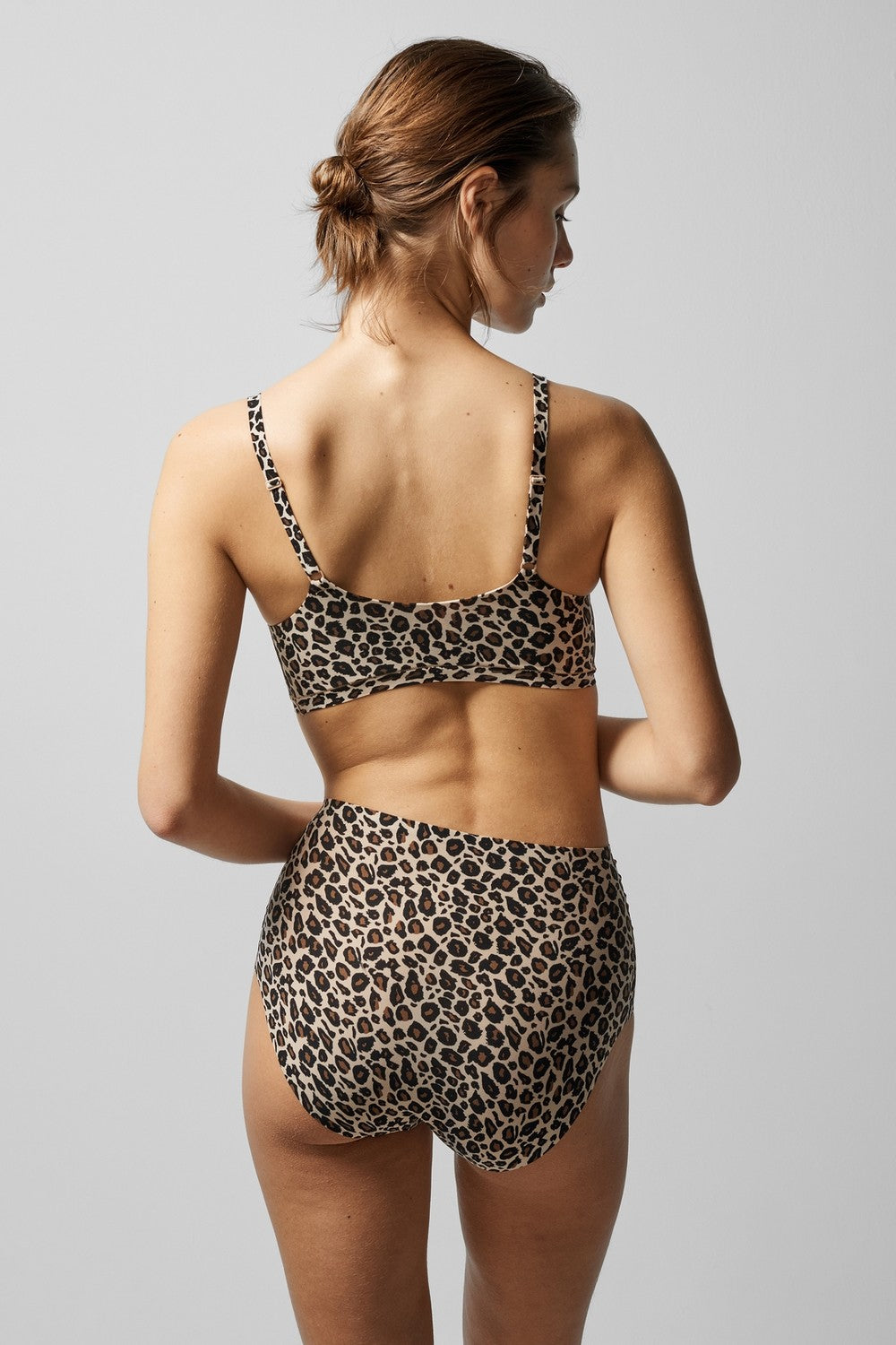 Бесшовный топ с принтом 11D2 Soft stretch animal print