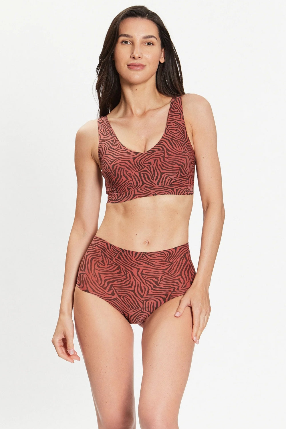 Высокие трусики слип 11D7 Soft stretch Safari chic