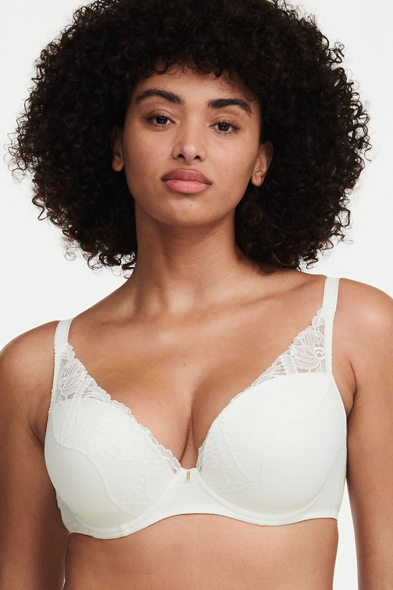 Мягкий бюстгальтер с кружевом 17Q2 Orangerie dream milk