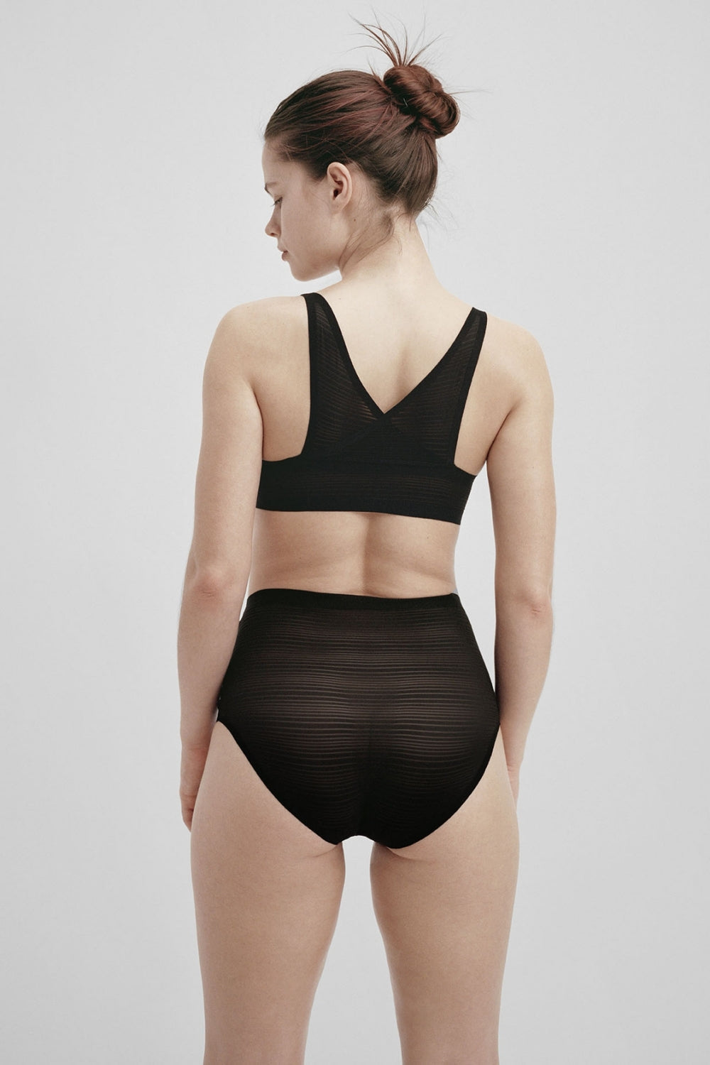 Высокие трусики слип 20D7 Soft Stretch black