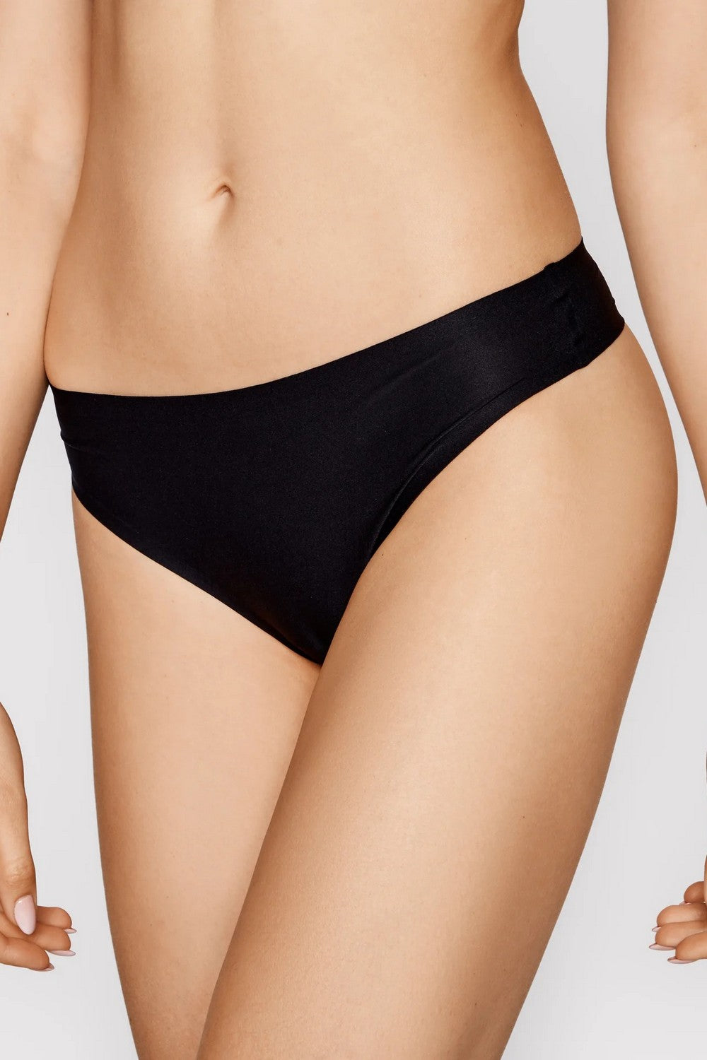 Бесшовные трусики стринг 2649 Soft stretch black