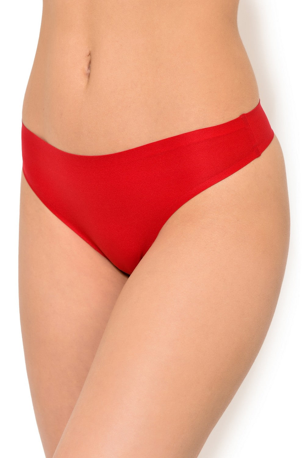 Бесшовные трусики стринг 2649 Soft stretch poppy red