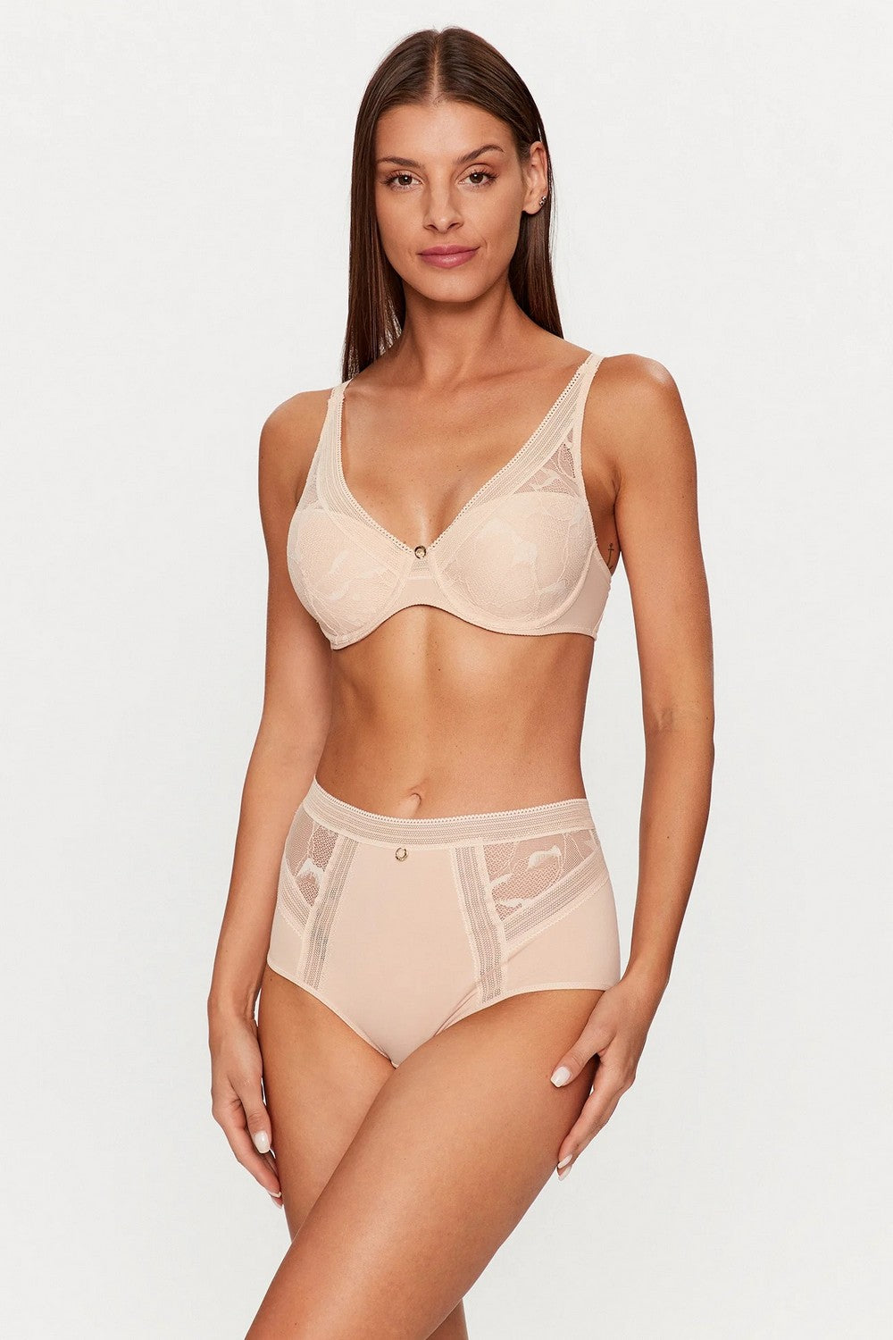 Высокие трусики слип 11M8 beige dore