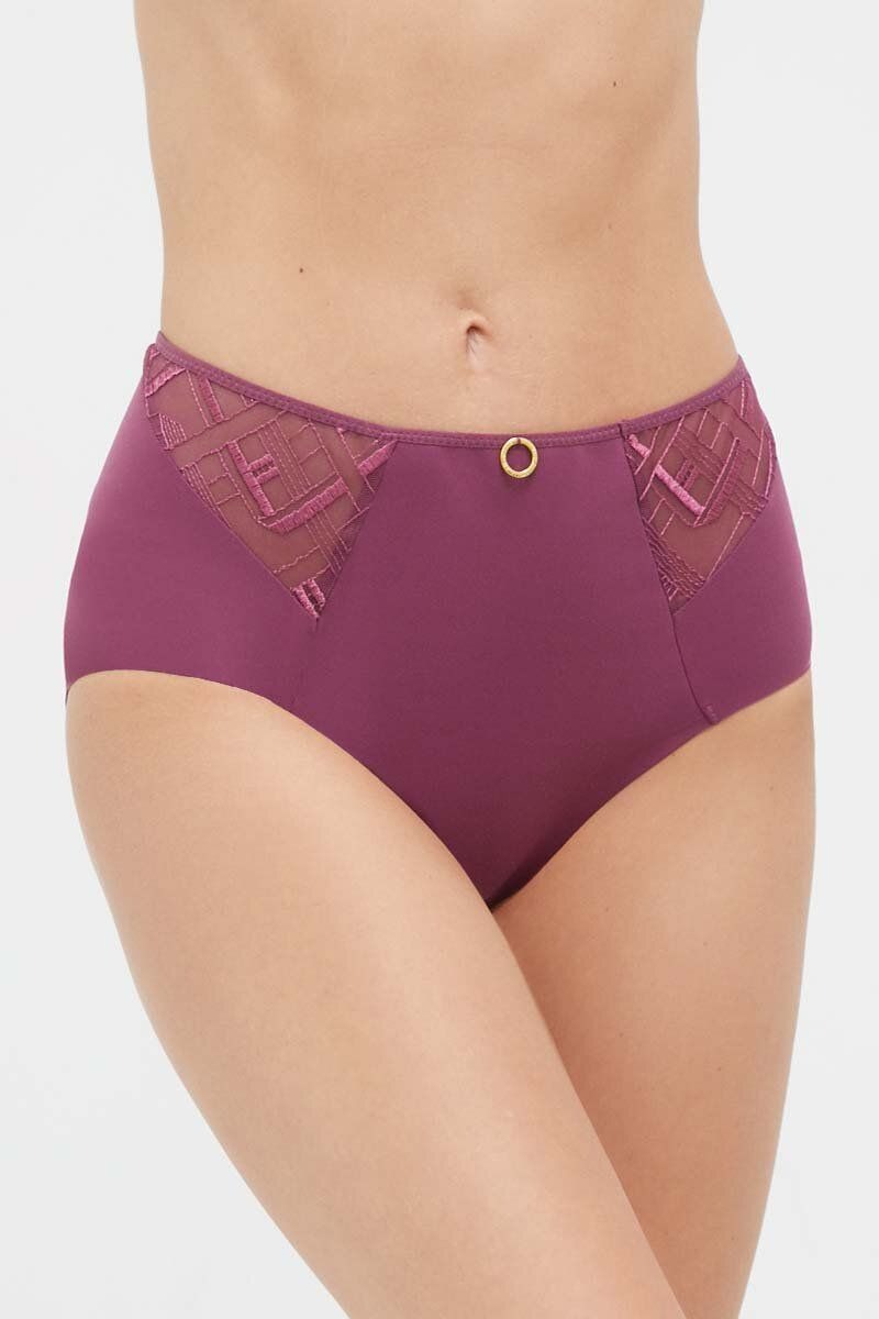 Высокие трусики слип 21S8 tannin