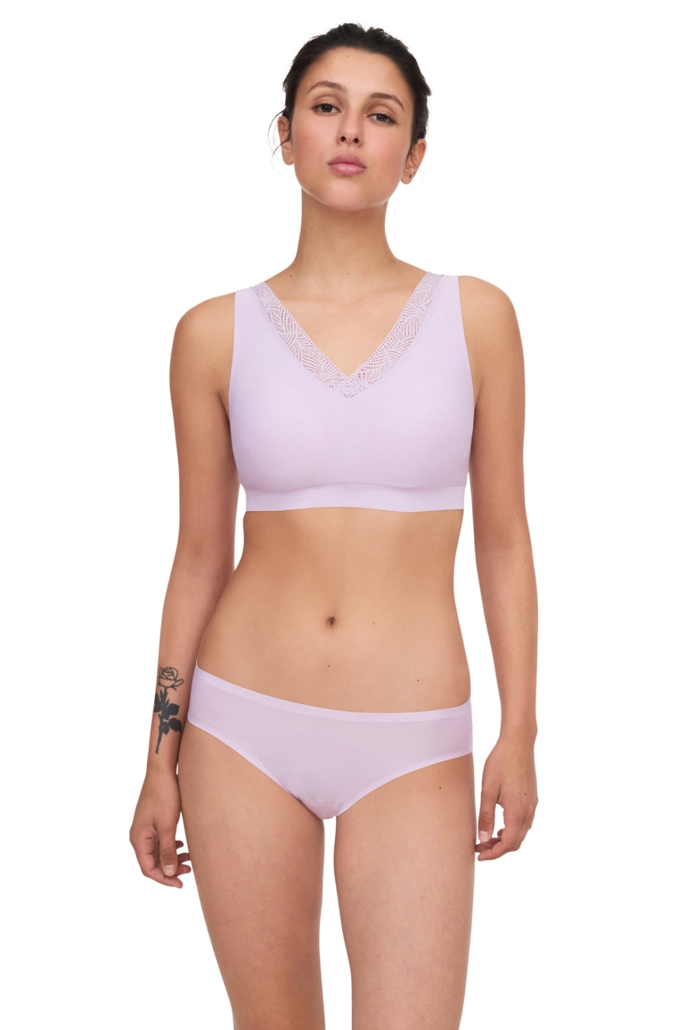 Бесшовные трусики слип 2643 Soft stretch lavender frost