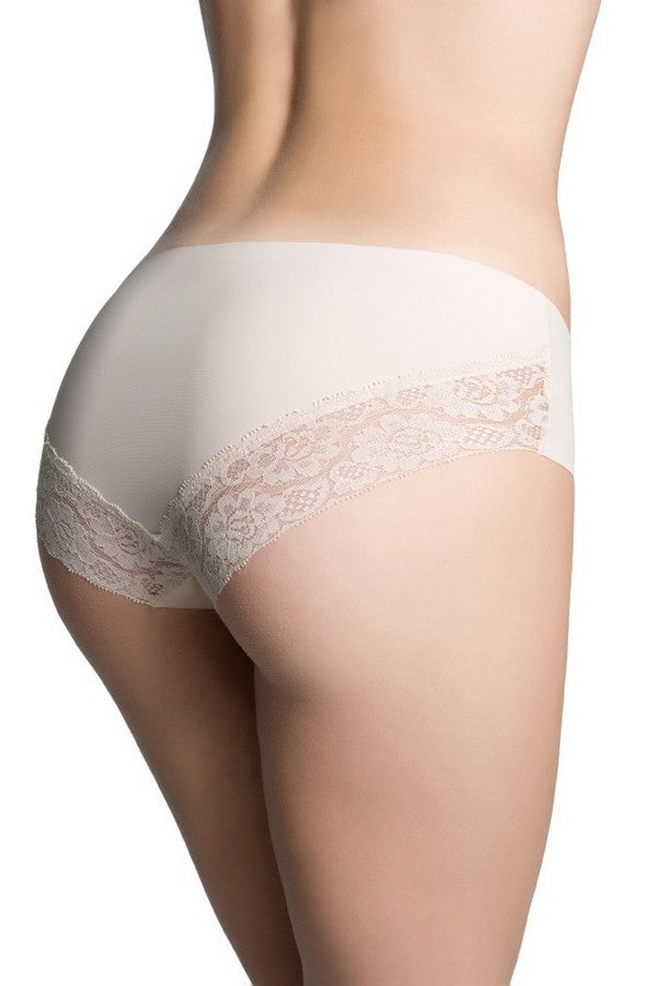 Трусики слип с бесшовными краями и кружевом Cheekie