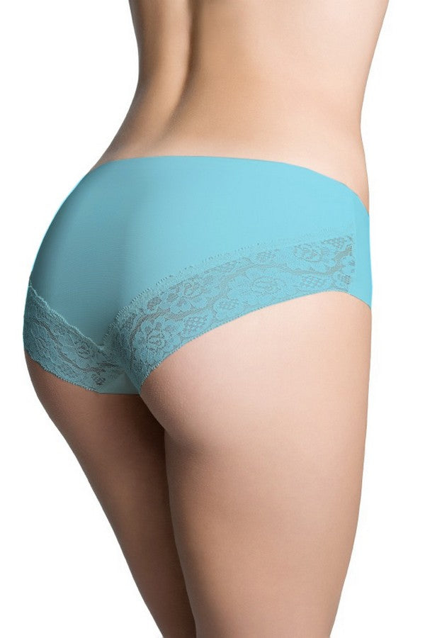 Трусики слип с бесшовными краями и кружевом Cheekie