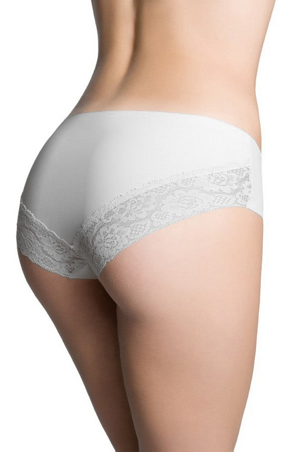 Трусики слип с бесшовными краями и кружевом Cheekie